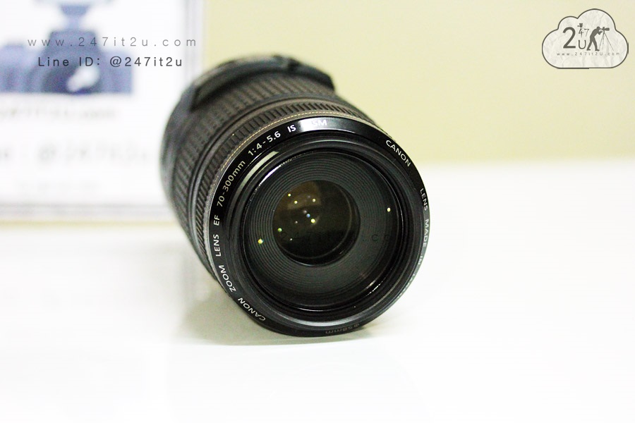 เลนส์ Canon 70-300mm f4-5.6 is USM สภาพดีใช้งานปกติ