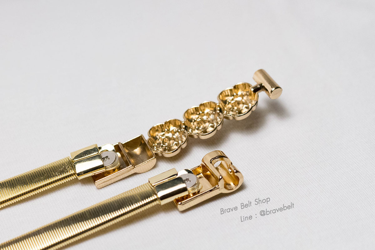 เข็มขัดสปริงรูปดอกไม้น่ารักสวยๆ