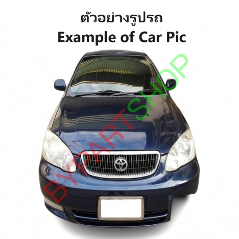 หน้ากระจัง TOYOTA ALTIS(อัลติส) หน้าหมู โฉมที่1 ชุบโครเมียม ไม่มีโลโก้ ปี2001-2003 (รหัส:ALTIS'01)