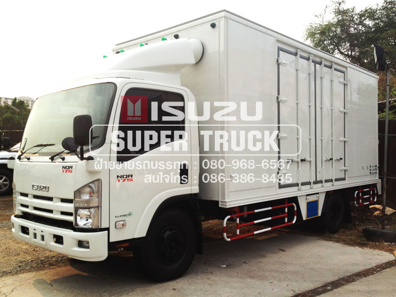 ISUZU NQR แบบตู้อลูมิเนียม (ช่วงต่อยาว 5.6เมตร)