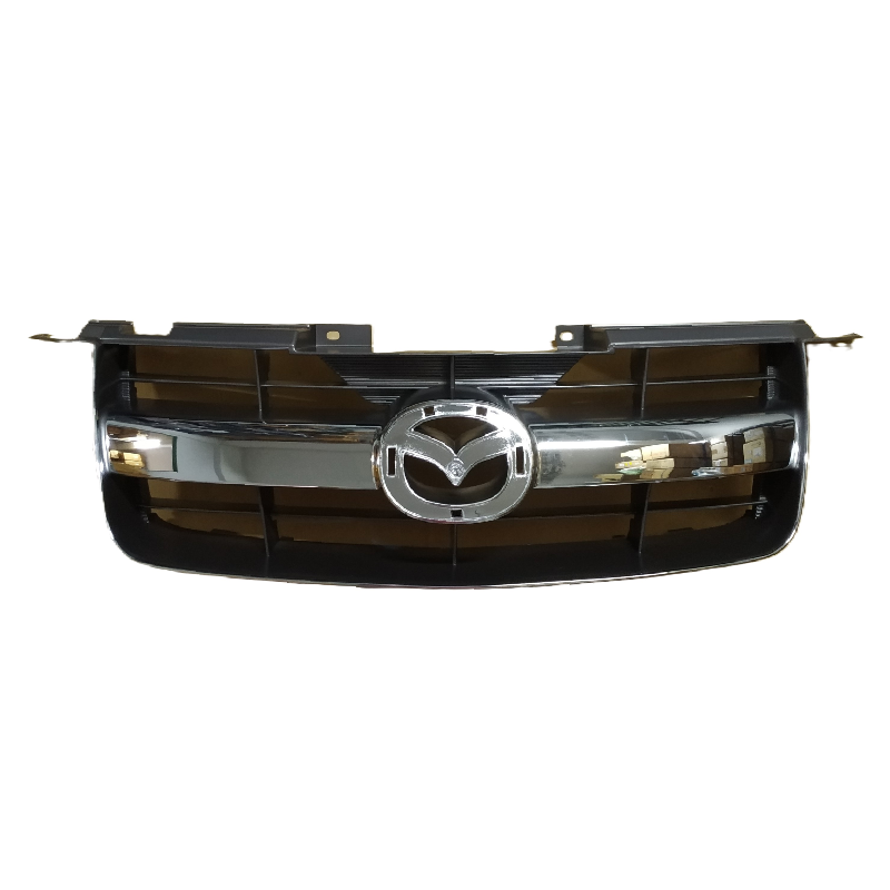 หน้ากระจัง MAZDA BT50(บีที50) โฉมแรก คาดโครเมียม ไม่มีโลโก้ ปี2006-2008 (รหัส:BT50'06 ชุบ)