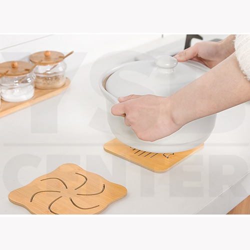 ที่รองหม้อ ที่รองจาน แผ่นไม้รองหม้อ กระทะ ของร้อนต่างๆ พิมพ์ลายการ์ตูน รุ่น C266-PS-08