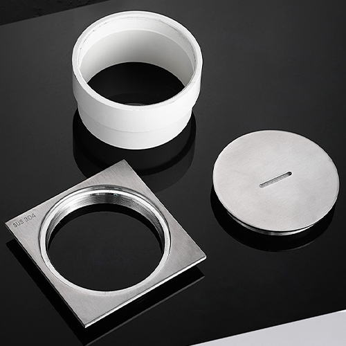 ฝาท่อ ฝาปิดบ่อเกรอะ ฝาปิดท่อส้วม สแตนเลส 304 กันกลิ่น กันแมลง ทรงสี่เหลี่ยม CM0070 - CM0078