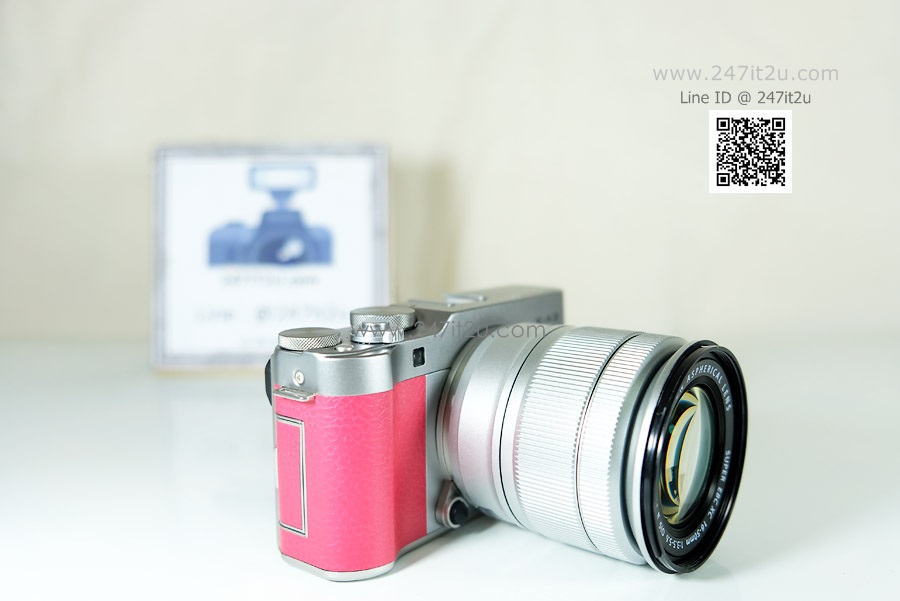 Fujifilm X-A3 พร้อมเลนส์ 16-50mm f3.5-5.6 สีชมพู