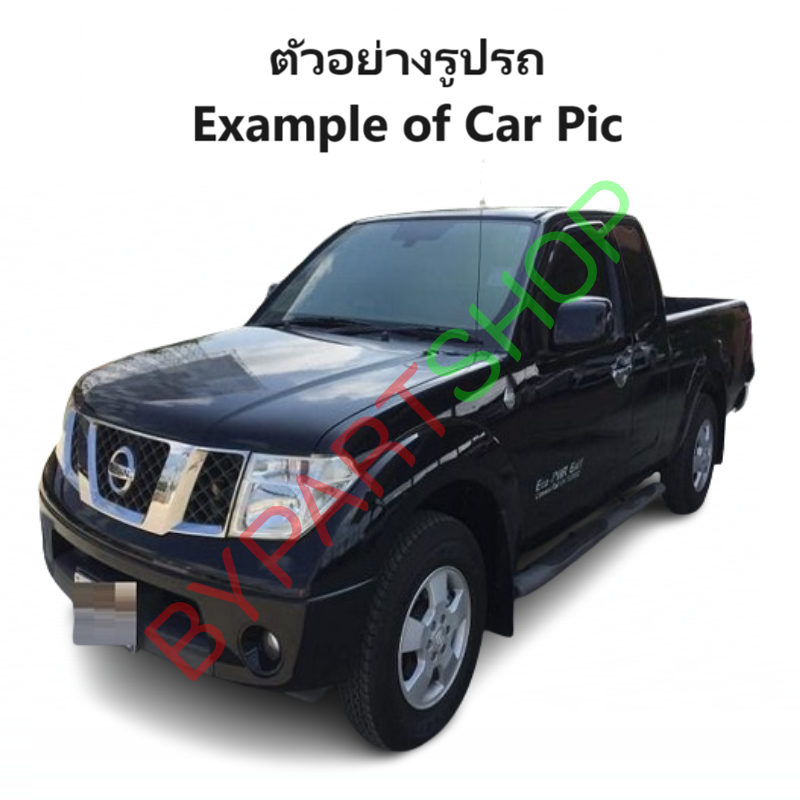 กระจกมองข้าง NISSAN NAVARA(นาวาร่า) D40 รุ่นปรับเลนส์ไฟฟ้า 3สาย สีดำ(งานไม่ทำสี) ปี2007-2014 -ราคาต่อข้าง-