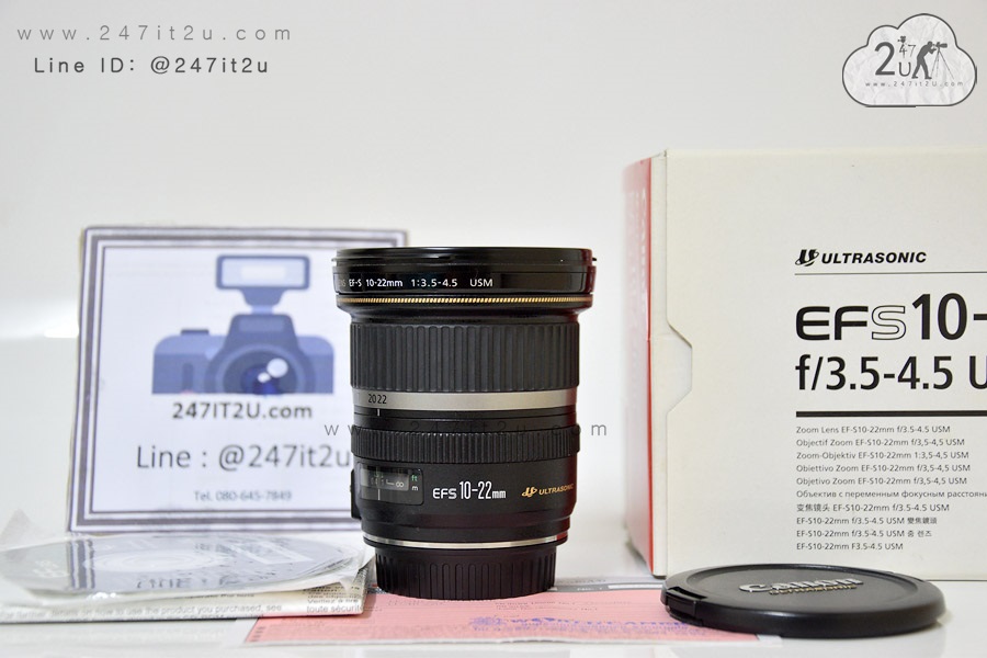 เลนส์ Canon 10-22 mm f3.5-4.5 USM เครื่องศูนย์