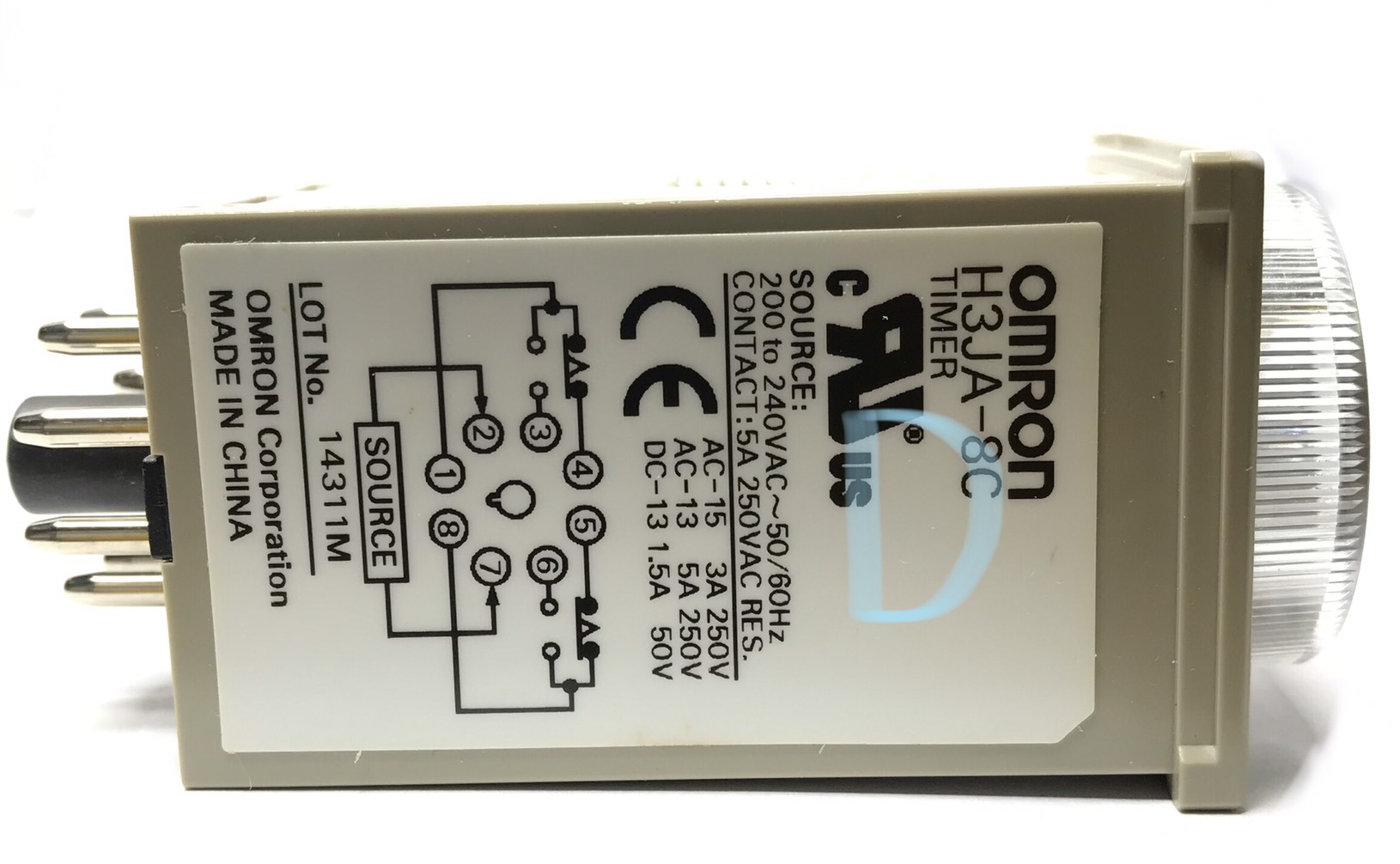 Omron Timer H3JA-8C 60min 200-240VAC