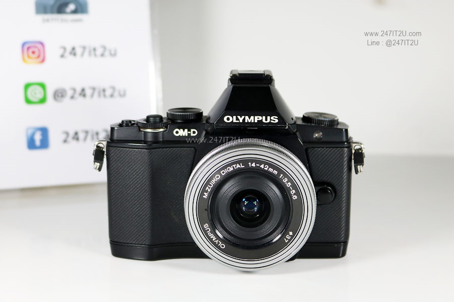 กล้อง Olympus OM-D EM 5 Mark I พร้อมเลนส์ 14-42mm สีดำ