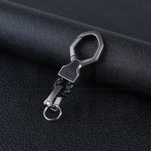 JOBON พวงกุญแจ พวงกุญแจรถยนต์ เกรดพรีเมี่ยม พร้อมตัวเปิดปิด ประดับด้วยหนัง ผลิตจากโลหะ