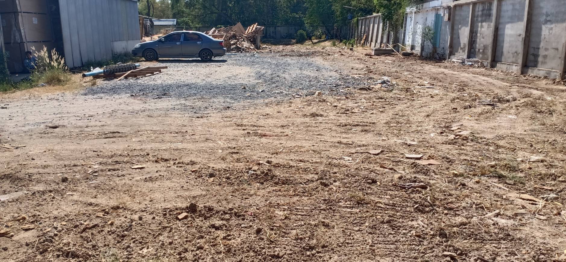 หน้างานบางเสาธง 660 ตรม.