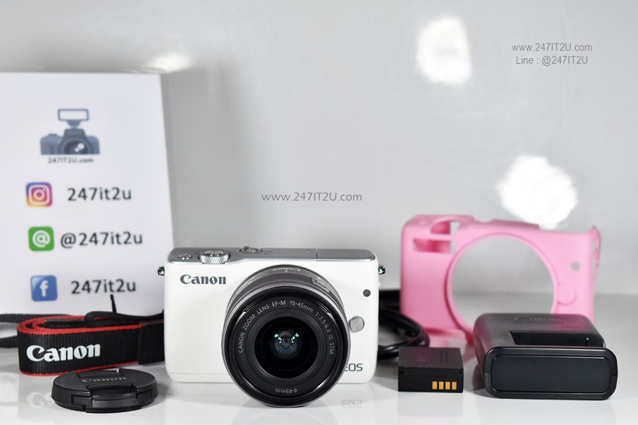 Canon EOS M10 พร้อมเลนส์ 15-45mm สภาพสวย