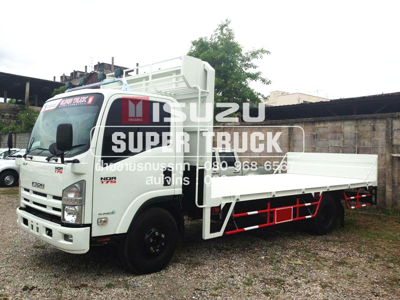 ISUZU NQR แบบกระบะ (ช่วงต่อยาว 4.3เมตร)