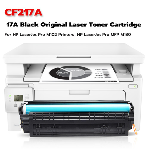 ตลับหมึกโทนเนอร์ 17A หมึกเทียบเท่า CF217/CF217A/CF-217/217A/17A/HP 17A