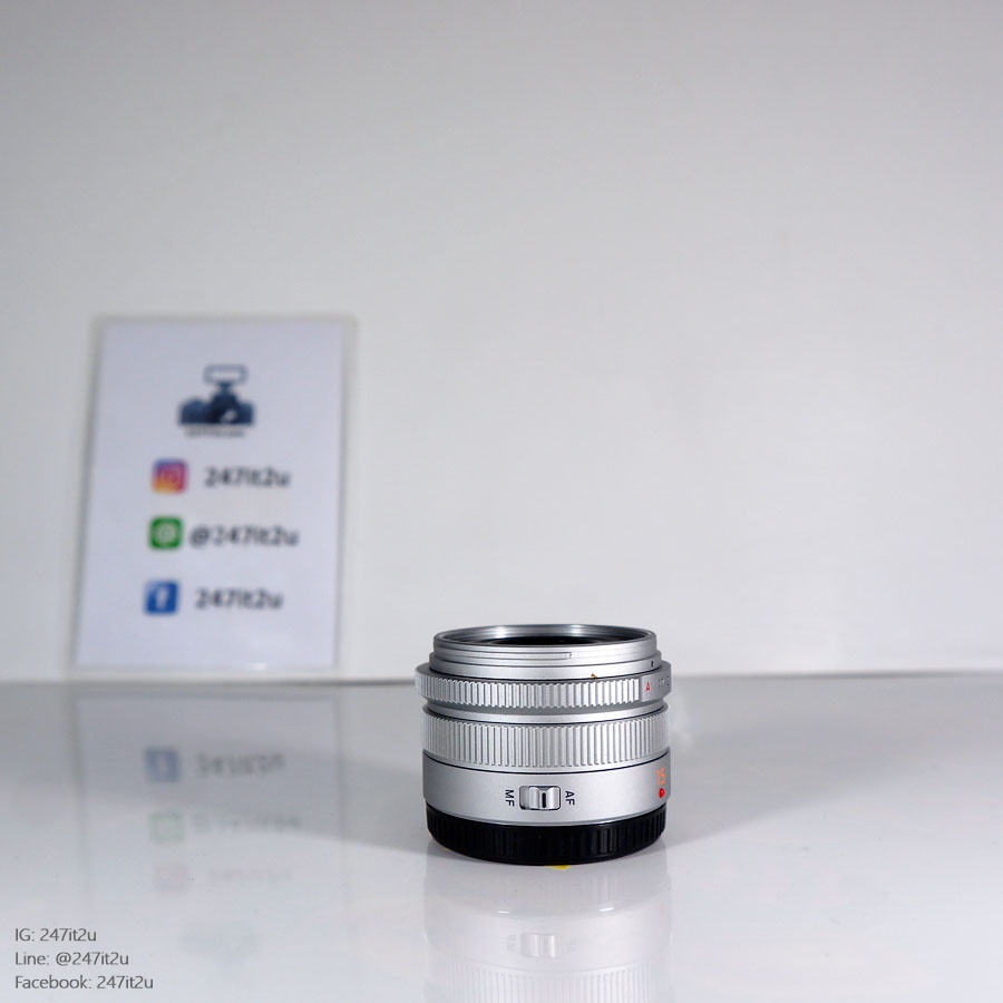 ขายเลนส์ Panasonic Leica 15mm f1.7 ASPH สี silver สภาพสวย