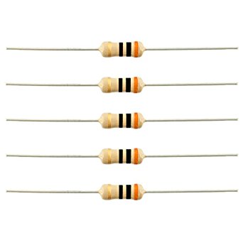 Resistors 30 Ohm 1/2W 5% Carbon Film