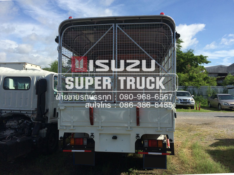 ISUZU NMR แบบกระบะคอก (ช่วงต่อยาว 3เมตร)