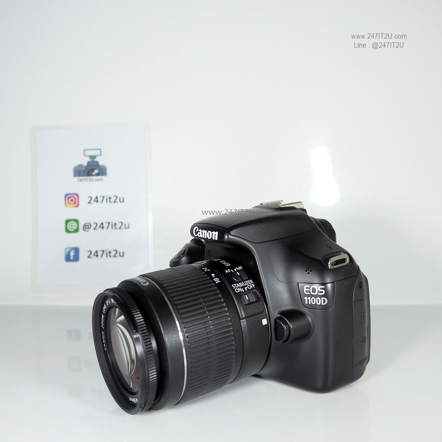 กล้อง Canon 1100D +เลนส์18-55mm สีดำ