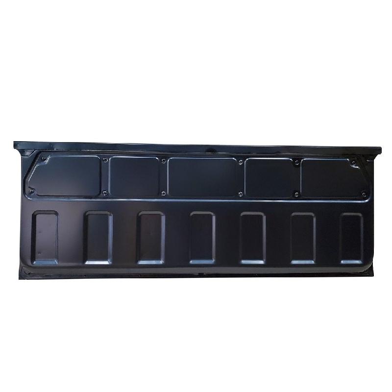 ฝาท้าย ISUZU D-MAX ALL NEW(ดีแม็ก ออนิว) แบบเปิดกลาง เหล็กดำ(หนาเทียบแท้ ไม่ทำสี) ปี2012-2015