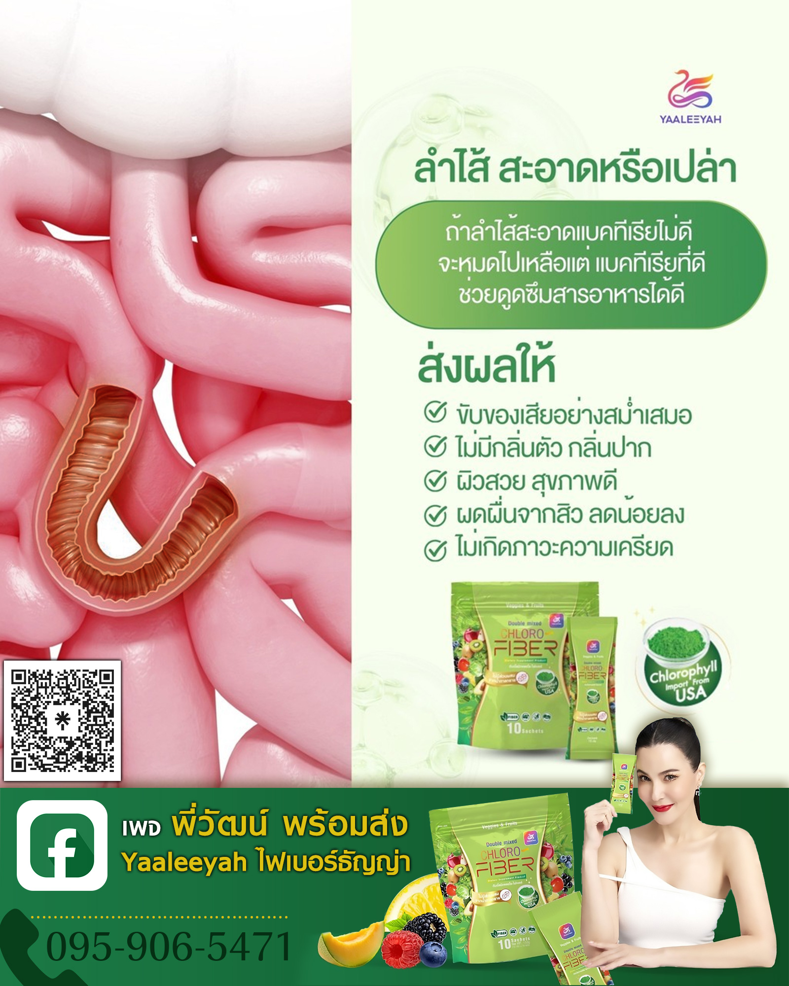 𝟙 แถม 𝟙 ✨ #Yaaleeyah #FiberYaaleeyah #ไฟเบอร์ธัญญ่า #ญาลีญ่า อย.1310945950277 🌿 คลอโรไฟเบอร์ #CHLORO #FIBER ของแท้!!! 🔥 เพียง 𝟲𝟵𝟬.- 🚛💨 ฟรี!!!ค่าจัดส่ง