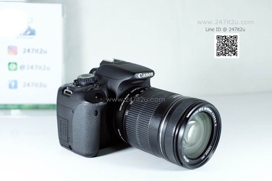กล้อง Canon 650D พร้อมเลนส์ 18-135mm