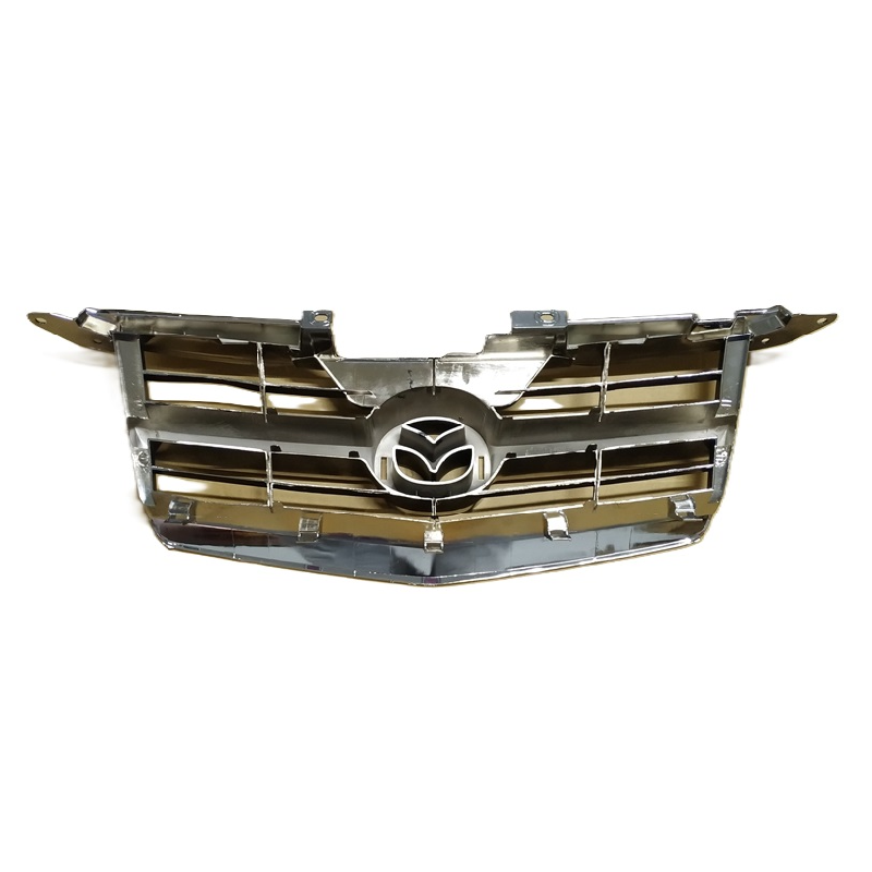 หน้ากระจัง MAZDA BT50(บีที50) โฉมที่2 ชุบโครเมียม ไม่มีโลโก้ ปี2008-2011 (รหัส:BT50'08 ชุบ)