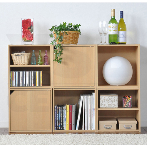 CASSA ตู้ ชั้นวางของ ชั้นวางหนังสือ กล่องเก็บของ ชั้นอเนกประสงค์ ทรงสี่เหลี่ยม 2 ชั้น