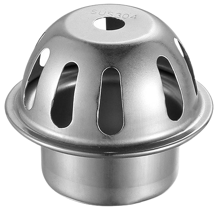 ตะแกรงระบายน้ำ นอกอาคาร กันขยะ กันเศษใบไม้ สแตนเลส 304 ทรงโดม CM0082 - CM0089