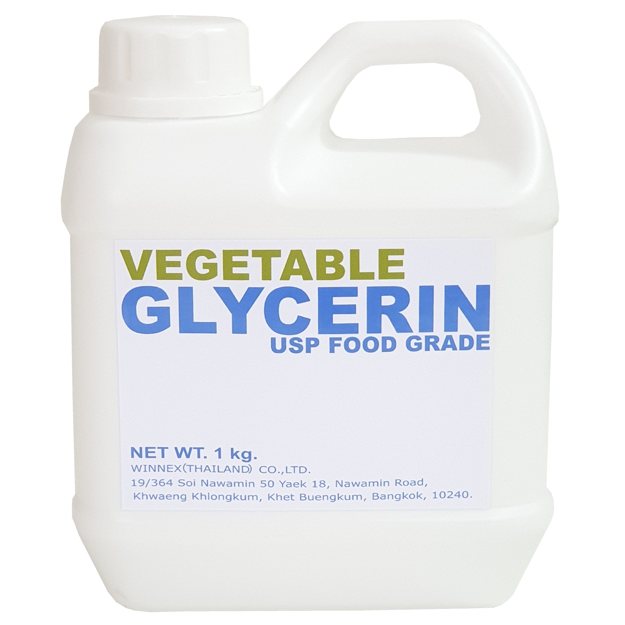 Vegetable Glycerin (VG) กลีเซอรีนแบบเหลว (VG) ปริมาณ 1 Kg (Food Grade)