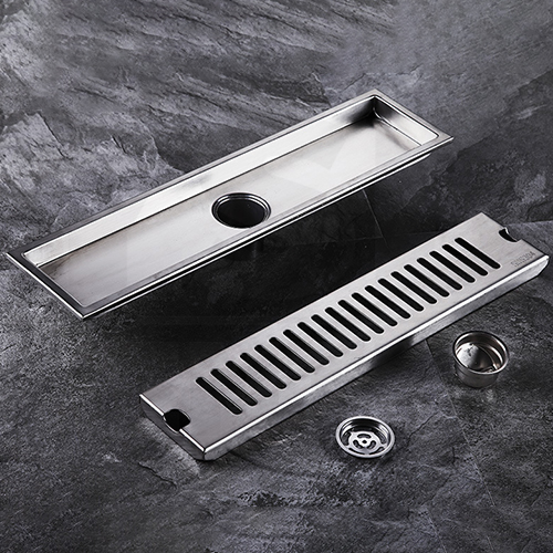 รางระบายน้ำ ตะแกรงระบายน้ำ สแตนเลส304 กันกลิ่น กันแมลง 120cm CL0173 - CL0178
