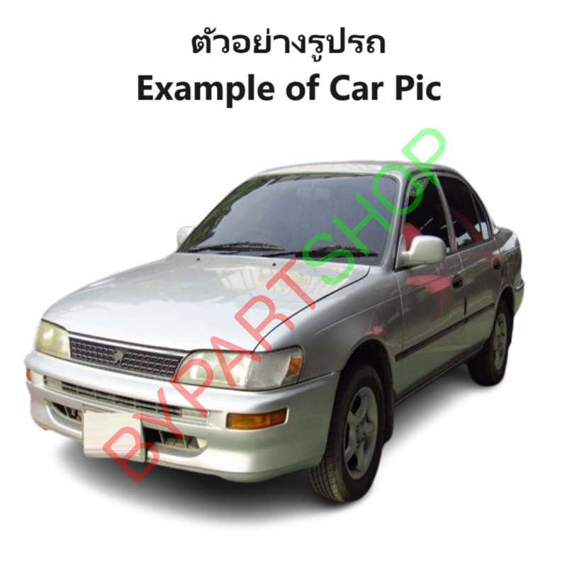 กระจกมองข้าง TOYOTA COROLLA(โคโรล่า) EE/AE100-AE101-AE102 โฉมสามห่วง รุ่นปรับมือ สีดำ(งานไม่ทำสี) -ราคาต่อข้าง-