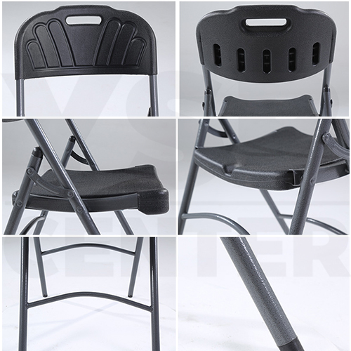 เก้าอี้พลาสติก เก้าอี้พับ เก้าอี้ทานอาหาร เก้าอี้ร้านกาแฟสไตล์โมเดิร์น เก้าอี้โครงขาเหล็ก รุ่น F1C008 - F1C011