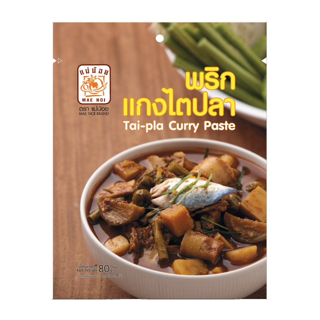 พริกแกงไตปลา ตราแม่น้อย | Tai Pla Curry Paste (Southern Thai Recipe)