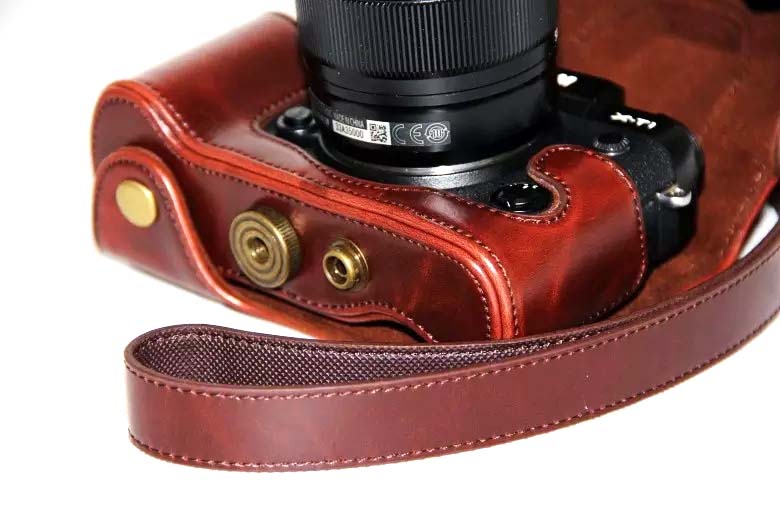 Bag Leather Case For Fujifilm X-T1 เต็ม