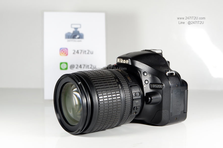 กล้อง Nikon D5200 +เลนส์ 18-105mm เครื่องศูนย์
