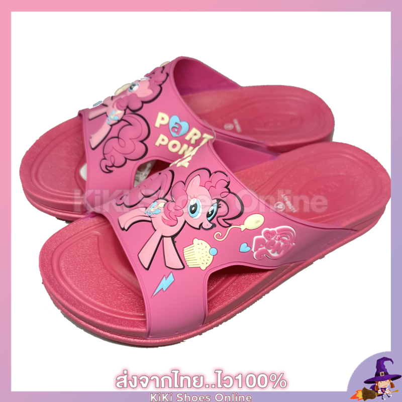 "ปรับราคาล้างสต๊อค" KiKi Shoes - รองเท้าแตะผู้หญิง Adda แบบสวม ลายการ์ตูนยูนิคอร์น ลิขสิทธิ์แท้ พื้นหนานุ่ม น่ารัก ใส่สบาย สั่งได้เลยค่ะ