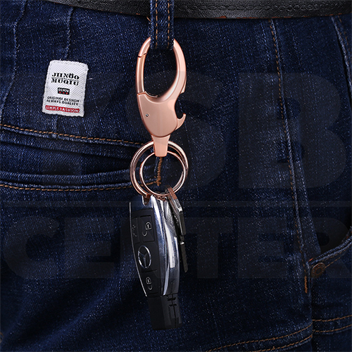 JOBON พวงกุญแจ พวงกุญแจรถยนต์ เกรดพรีเมี่ยม มาพร้อมตัวล็อค ที่เปิดขวด