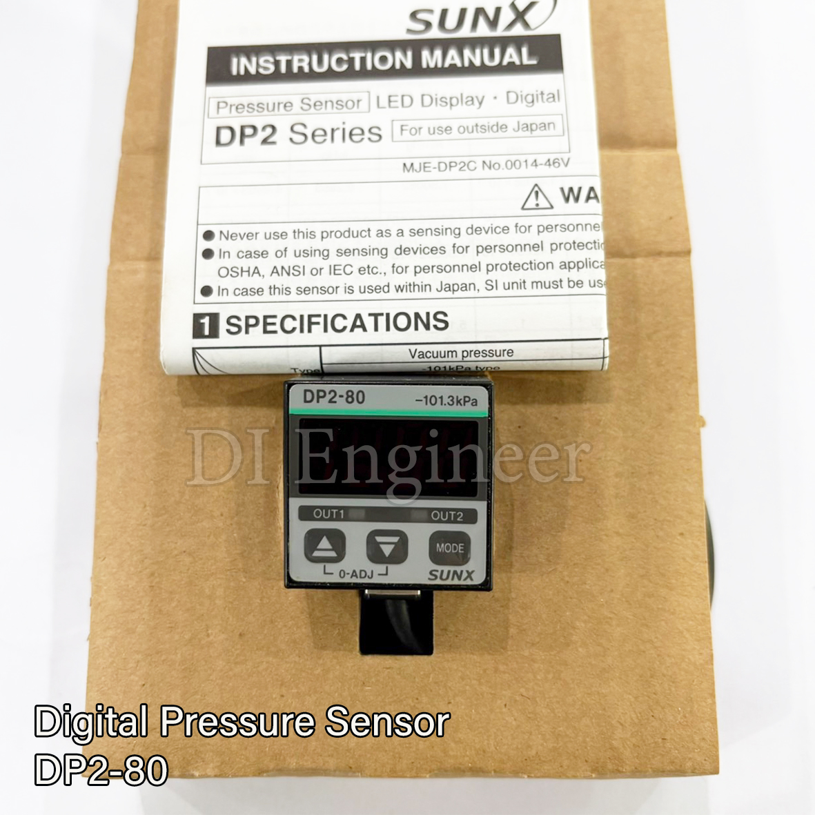 SUNX (PANASONIC) Digital Pressure Sensor DP2-80