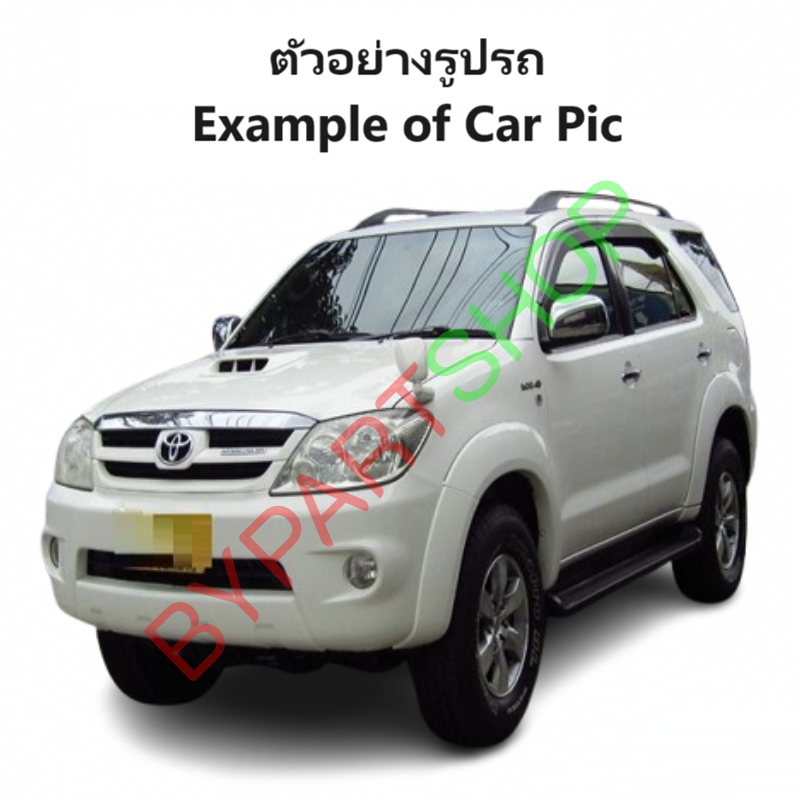 หน้ากระจัง TOYOTA FORTUNER(ฟอจูนเนอร์) โฉมแรก สีดำ(งานไม่ทำสี) ไม่มีโลโก้ ไม่มีคิ้ว ปี2004-2007 (รหัส:FORTUNER'05 ดำ)