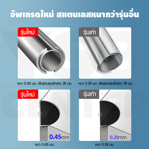 ชั้นวางของสแตนเลส 201 อเนกประสงค์ในครัวเรือน 2 ชั้น ขนาด 60 X 40 X 60 cm รุ่น C2L001-SS201-60X40X60-2L