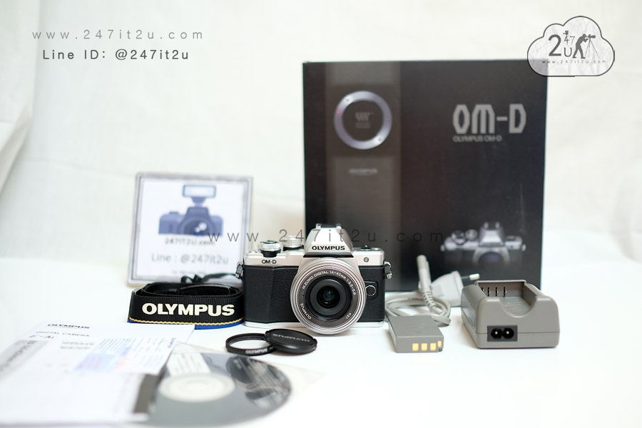 กล้อง Olympus em10 mark2 + เลนส์ 14-42 mm f3.5-5.6 สีSilver