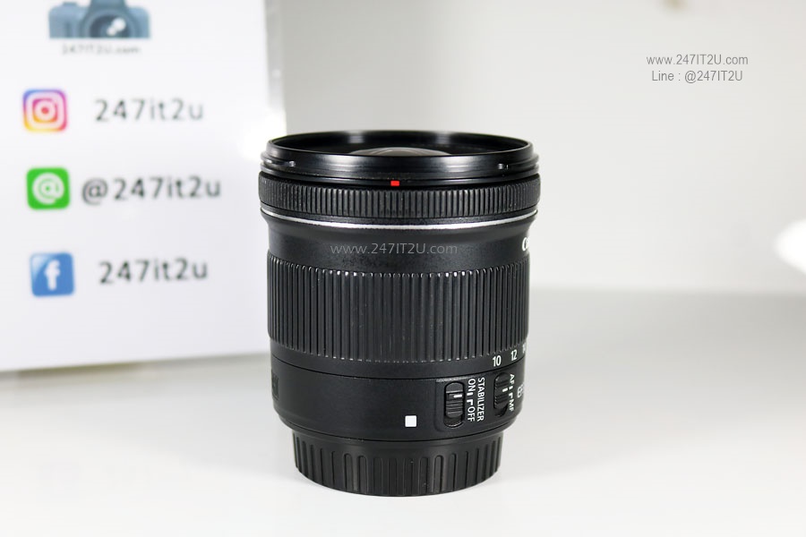 Canon lens EF-S 10-18mm f4.5-5.6 IS STM