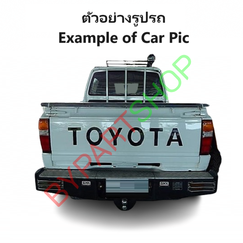 กระจกมองข้าง TOYOTA LN50/LN56/LN65(ฮีโร่) รุ่นปรับมือ สีดำ ปี1984-1989 -ราคาต่อข้าง-