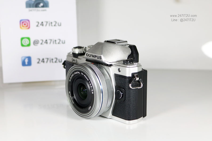 กล้อง Olympus OM-D E-M10 mark 2 พร้อมเลนส์ 14-42mm สี Silver