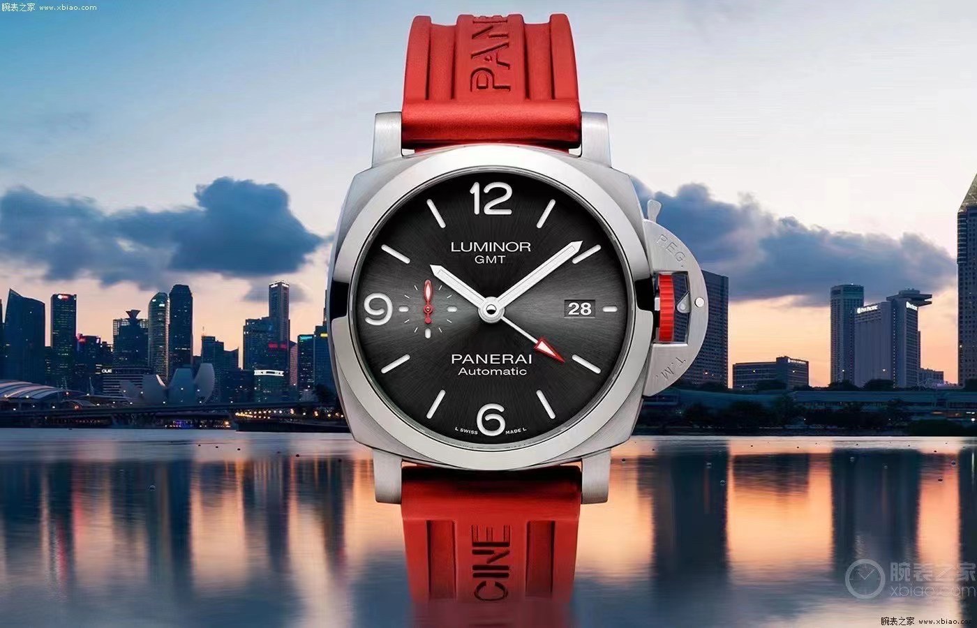 นาฬิกา Panerai Luminor รุ่น GMT Pam000687 Body Swiss