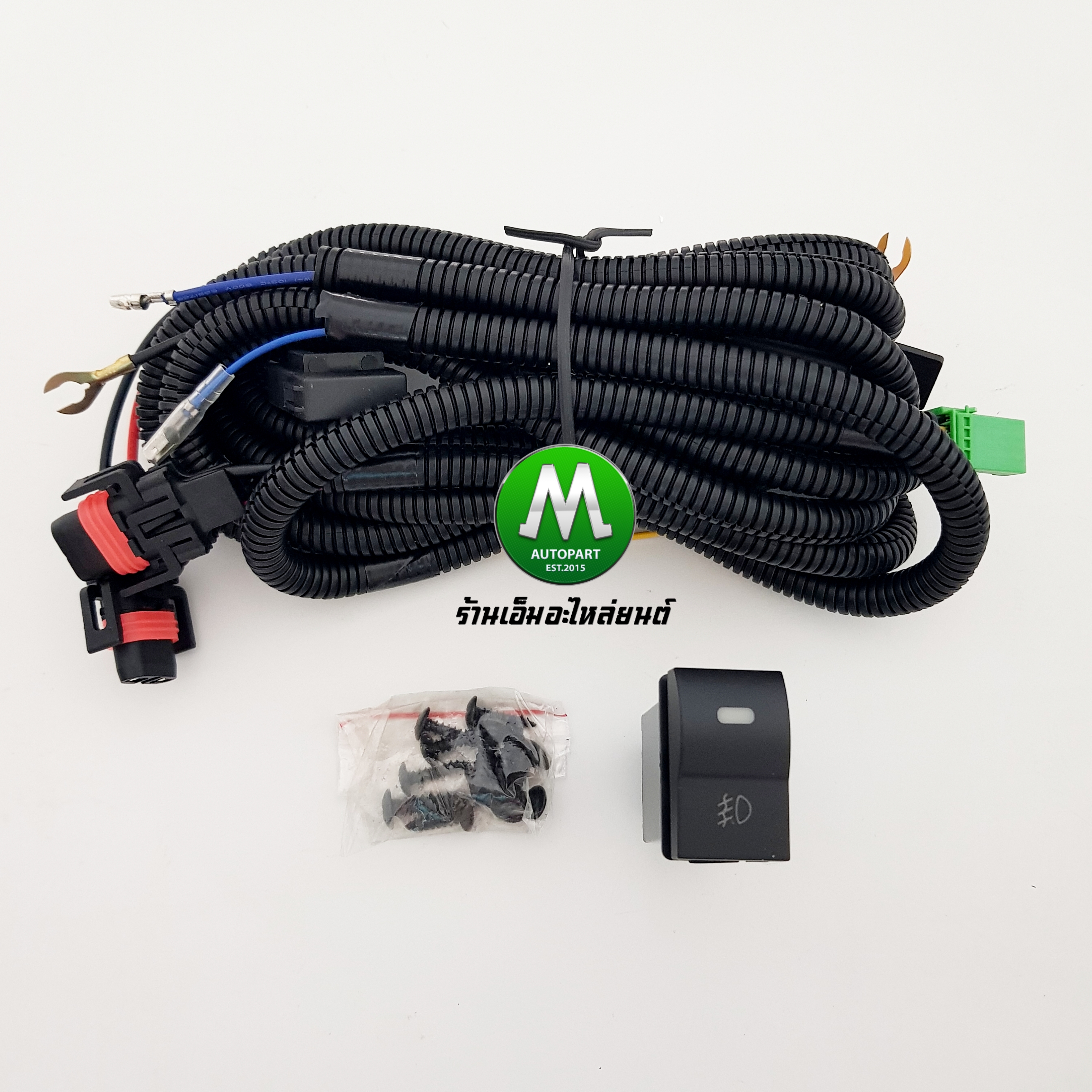ไฟตัดหมอก ไฟสปอร์ตไลท์ MAZDA BT-50 BT50 PRO THUNDER 2018 2019 มีฝาครอบ / มาสด้า บีที50 โปรธันเดอร์ (รับประกันสินค้า 3 เดือน)