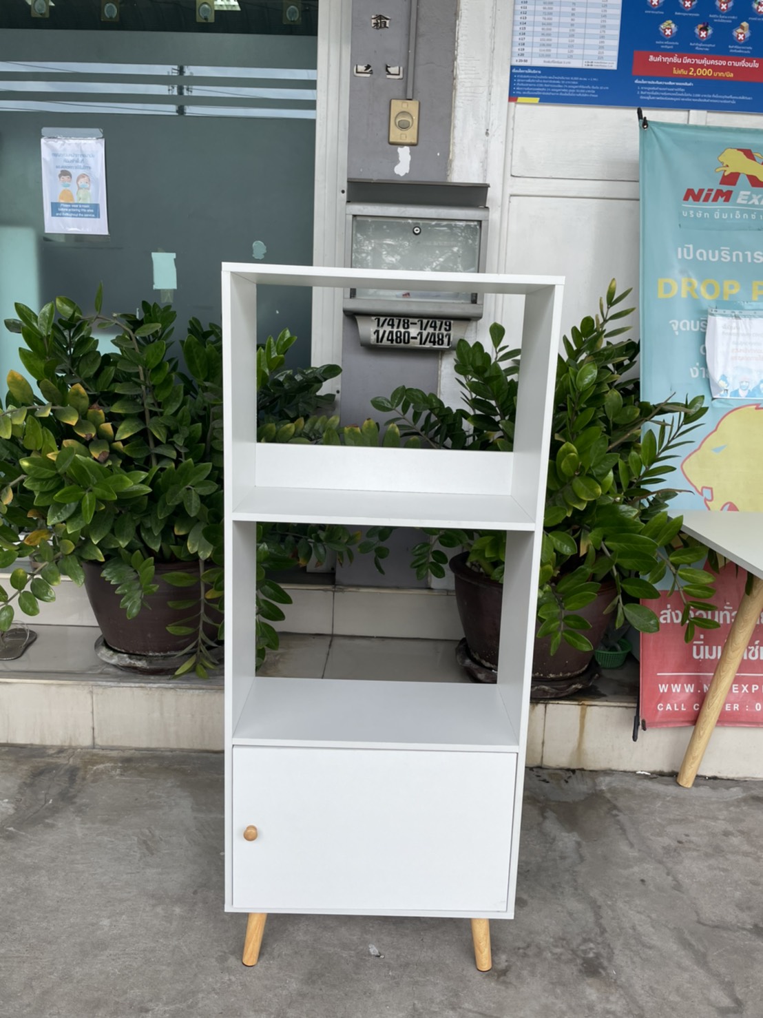 ชั้นวางของพร้อมตู้ ชั้นและตู้วางของอเนกประสงค์ เฟอร์นิเจอร์จัดแต่งบ้าน สไตล์มินิมอล