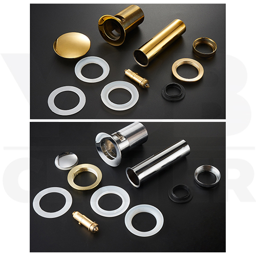 สะดืออ่าง สะดืออ่างล้างหน้า สะดืออ่างล้างจาน อุปกรณ์ในห้องน้ำ สแตนเลส304 แบบกดมีช่องน้ำล้น