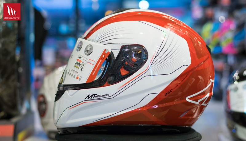 MT Thunder Technik Gloss White Red