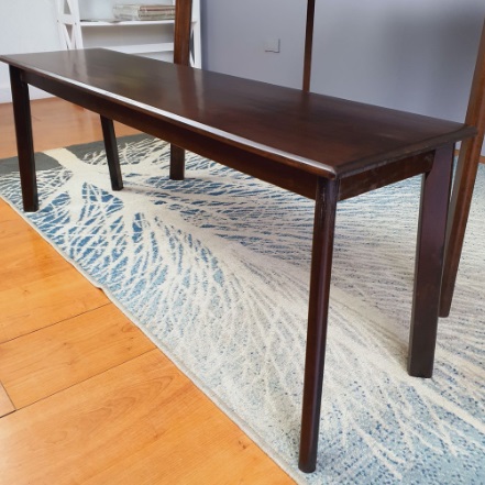 เก้าอี้ เก้าอี้ม้านั่งยาว เก้าอี้ยางพาราแท้ สวยเรียบเนียน ทันสมัย