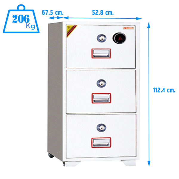 ตู้เซฟเก็บเอกสารกันไฟ รุ่น 3KL3000